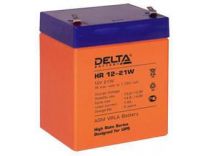 Аккумуляторная батарея DELTA HR 12-21W номинальной емкостью  5 Ач - 