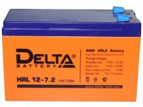 Аккумуляторная батарея DELTA HRL 12-7.2 номинальной емкостью  7.2 Ач - 