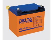 Аккумуляторная батарея DELTA HRL 12-26 номинальной емкостью  26 Ач - 