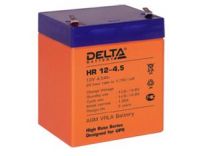 Аккумуляторная батарея DELTA HR 12-4.5 номинальной емкостью  4.5 Ач - 