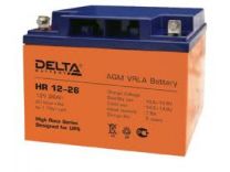 Аккумуляторная батарея DELTA HR 12-26 номинальной емкостью  26 Ач - 
