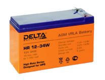 Аккумуляторная батарея DELTA HR 12-34W номинальной емкостью  9 Ач