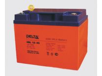 Аккумуляторная батарея DELTA HRL 12-45 номинальной емкостью  45 Ач - 
