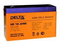Аккумуляторная батарея DELTA HR 12-24W номинальной емкостью  6 Ач