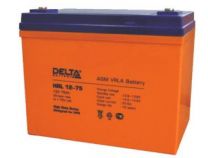 Аккумуляторная батарея DELTA HRL 12-75 номинальной емкостью  75 Ач