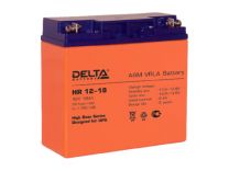 Аккумуляторная батарея DELTA HR 12-18 номинальной емкостью  18 Ач - 